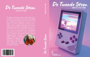Boekenkaft, De Tweede Stem, gemaakt met InDesign