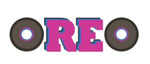 Rebranding logo Oreo, gemaakt met illustrator