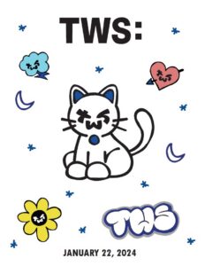 Poster TWS, gemaakt met Illustrator